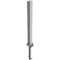 Barrier posts | Steel tube 70 x 70 mm | foldable, with triangular locking mechanism | for casting in concretewith ground socket part-no. 470.60approx. 400 mm below ground | hot-dip galvanized | without eyelet